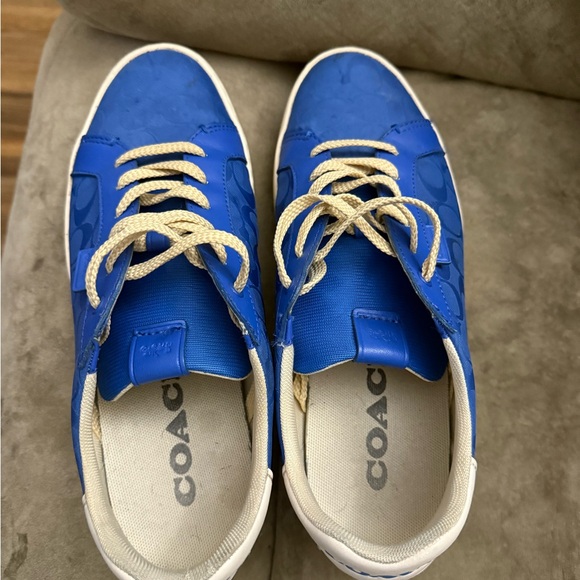 Coach Men's Blue Sneakers - Picture 1 of 3